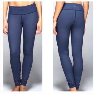 Lululemon Wunder Under Denim Legging Pant Size 8